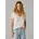 Megan V-Neck T-Shirt Weiß Weiß M M