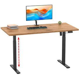 VCM Schreibtisch Lona elektrisch verstellbar 140 x 50