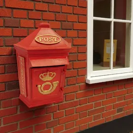 FTWdesign Retro Post Box rot