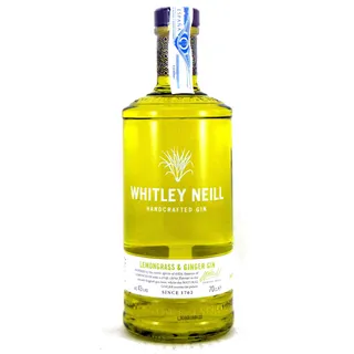 Whitley Neill Lemongrass & Ginger Gin 43%