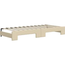 vidaXL Tagesbett 100 x 200 cm Creme