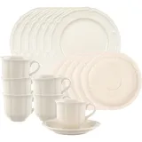 Villeroy & Boch Manoir Kaffeeservice 18-tlg. weiß