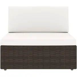 vidaXL Garten-Lounge-Set 5-tlg. braun