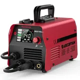4-in-1 Schweißgerät - MIG140-NOVA MIG/MAG TIG MMA - Synergie Inverter - Fülldraht gaslos und Gas - 6,35 kg - EU Stecker