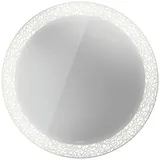 Duravit Happy D.2 Plus Spiegel rund mit integrierter Beleuchtung, Sensor-Version, 900x900x47mm, Weiß Matt, HP7481G00000000,