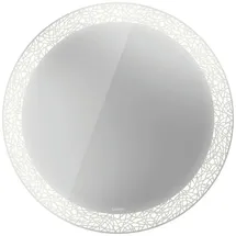 Duravit Happy D.2 Plus Spiegel rund mit integrierter Beleuchtung, Sensor-Version, 900x900x47mm, Weiß Matt, HP7481G00000000,