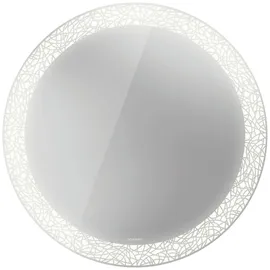 Duravit Happy D.2 Plus Spiegel rund mit integrierter Beleuchtung, Sensor-Version, 900x900x47mm, Weiß Matt, HP7481G00000000,