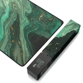 CSL Gaming Mauspad, XXL, Mousepad, 900 x 400 x 3 mm, Tischunterlage, abwaschbar, grün gold