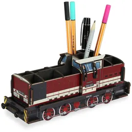 Werkhaus Stiftebox Diesellok V60 rot WE2098