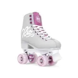 Rio Roller Script Rollschuhe Disco Roller grau-lila grey/purple, 40.5