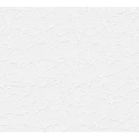 A.S. Creations A.S. Création Strukturprofiltapete in Putz Optik stark strukturiert 10,05 m x 0,53 m weiß Uni Tapete Einfarbig Ansatzfrei Simply White 4
