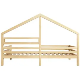 SOFTWEARY Hausbett 90 x 200 cm Kiefer natur beige