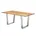 Trapezkufe 180 x 95 cm Teak recycled