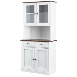 Buffet  Westerland ¦ weiß ¦ Maße (cm): B: 90 H: 191 T: 45.0