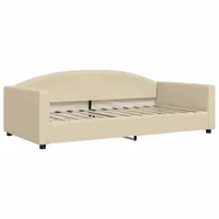 VidaXL Tagesbett Creme 100x200 cm Stoff1842545
