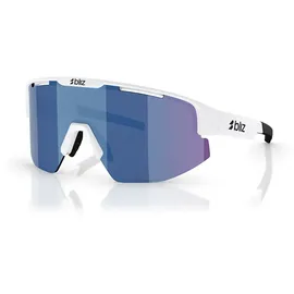 Bliz Matrix Small - 2026 Matt White/Smoke mit Blue Multi