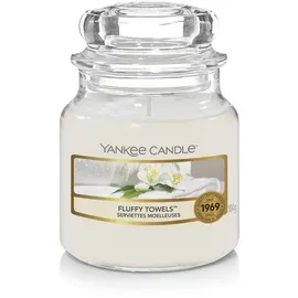 Yankee Candle Fluffy Towels kleine Kerze 104 g
