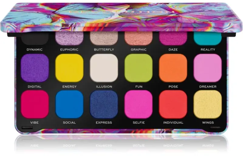 Revolution Forever Flawless Lidschatten-Palette Farbton Digi Butterfly 18x1.1 g
