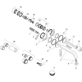 Hansgrohe Citterio E Einhandmischer Brushed Bronze