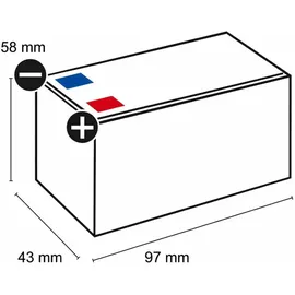 Quality Batteries Stützbatterie Auxillary Batterie für Mercedes