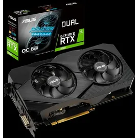 Asus GeForce RTX 2060 Dual 6 GB GDDR6 1365 MHz 90YV0CH2-M0NA00