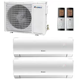 Gree Fairy White 2 Raum 2x 2,7kW R32 WiFi Klimaanlage Aggregat 5,3kW