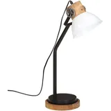 vidaXL Schreibtischlampe 25 w Weiß 18x18x60 cm E27