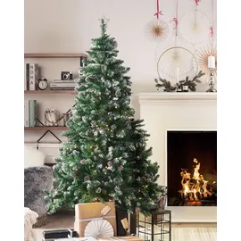 Beliani Weihnachtsbaum 180 cm Dunkelgrün