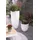 8 seasons design GmbH Blumenkübel beleuchtet XL Kunststoff 49 x 100 cm inkl. Fernbedienung Weiß