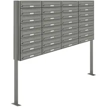 AL Briefkastensysteme Standbriefkasten 32 Fach Grau