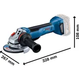 Bosch GWS 18V-10 P Professional ohne Akku