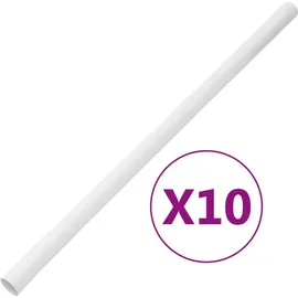 vidaXL Installationsrohre Ø30 mm 10 m PVC