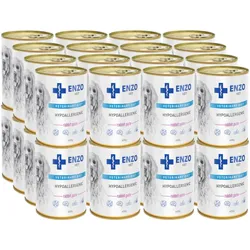 ENZO VET Hypoallergenes Futter mit Kaninchen für Hunde 32x400g