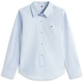 Tommy Hilfiger Hemdbluse ESS POPLIN REGULAR SHIRT blau 40