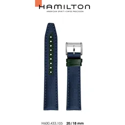 Hamilton - Other New Products Band-set Textil Blau 20/18 H690.433.105 - blau
