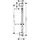 Hansgrohe Unica Varia 1044mm, chrom