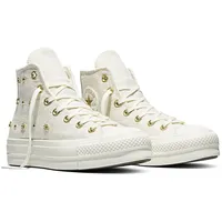 Converse Chuck Taylor All Star Lift Platform Damen Beige/Gold/Schwarz 39