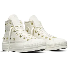 Converse Chuck Taylor All Star Lift Platform Damen Beige/Gold/Schwarz 39