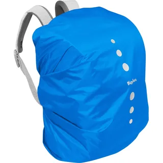 Playshoes Unisex Kinder Regenhülle für Rucksack Gepäck, M, Blau 7 Blau