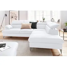 Cotta Ecksofa »Caluso L-Form«, inklusive Kopfteilverstellung, wahlweise mit Bettfunktion