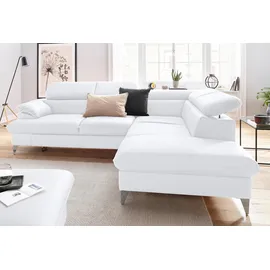 Cotta Ecksofa »Caluso L-Form«, inklusive Kopfteilverstellung, wahlweise mit Bettfunktion
