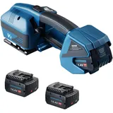 Vevor Elektrische Umreifungsmaschine, für 0,35"-0,63" PP-PET-Bänder, tragbares elektrisches Umreifungswerkzeug mit Digitalanzeige, 2 x 4000 mAh batteriebetriebenes automatisches Umreifungswerkzeug für Verpackungskartonpaletten
