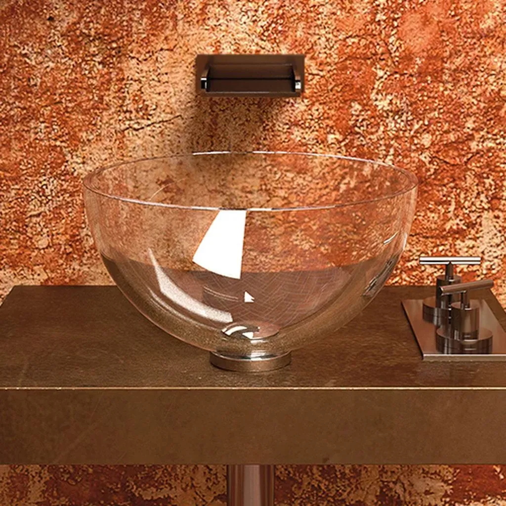 Glassdesign CHELO Aufsatzwaschtisch  CHELOT01 - Transparent