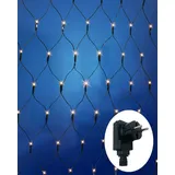Bonetti LED Lichternetz, 80x80cm, 110 LED, Innen Außen, strombetrieben