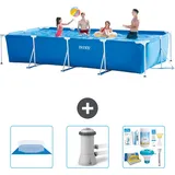 Rechteckiger Frame Pool - 450x220x84 Cm - 4-teilig  S21260