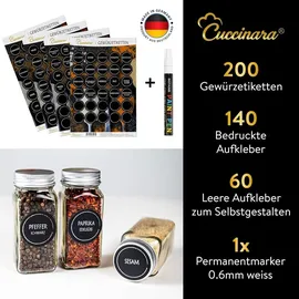 JAECU Gewürzglas Eckig 120 ml 24 St.