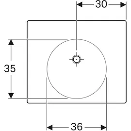 Geberit Preciosa II Waschtisch 60 x 50 cm (123261000)