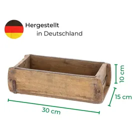 Novaliv Holzkiste Vintage 30 x 15 x 10 cm 10-tlg. Braun
