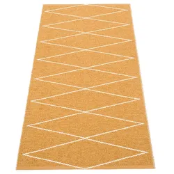 pappelina Max Outdoor-Teppich - ochre / vanilla 70 x 160cm