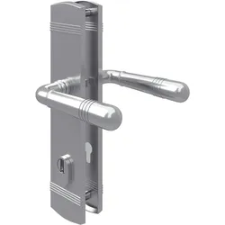 MS Beschläge Kernziehschutz Sicherheitsbeschlag PZ Schutzbeschlag  Drücker/Drücker DIN 10/92